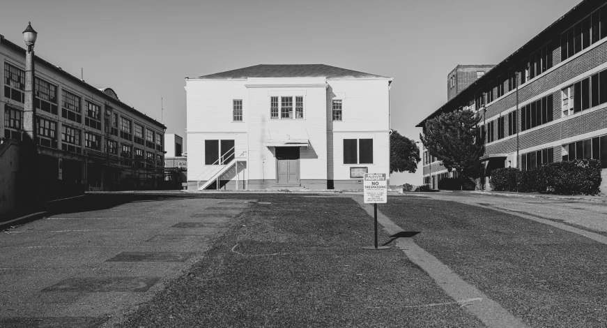 a view of a very old town that is vacant