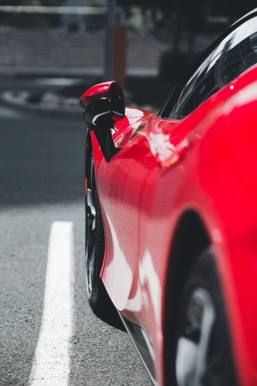 a red sports car is shown with an automatic start