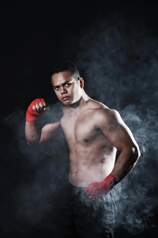 an image of a professional male boxing fighter