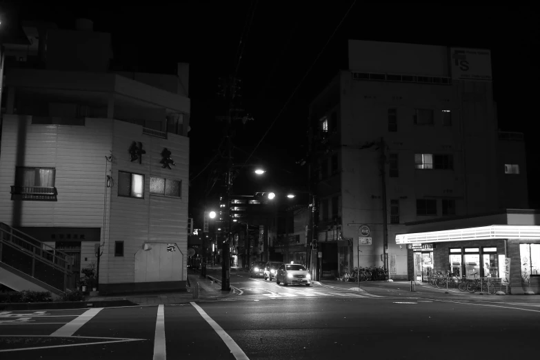 night time scene of street in city at various times