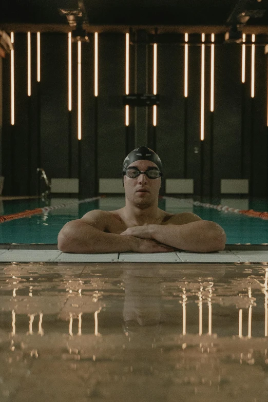 a man that is standing in the water