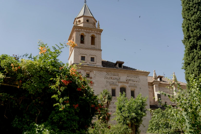 the clock on the building is one of several times