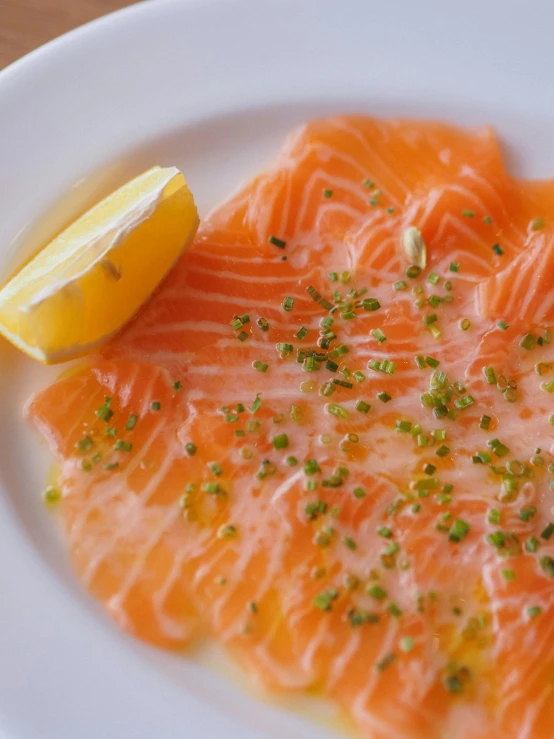 a picture of some salmon on a plate