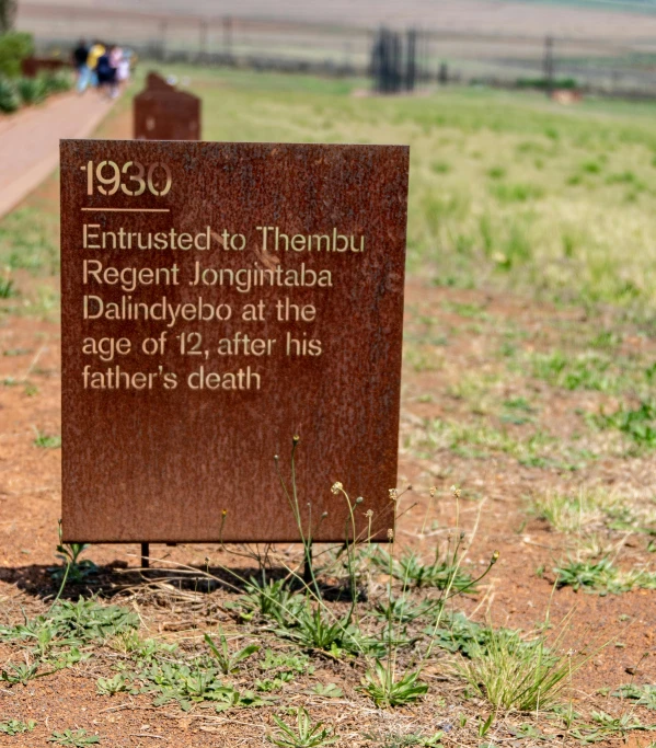 there are sign warning the death of the father's dead