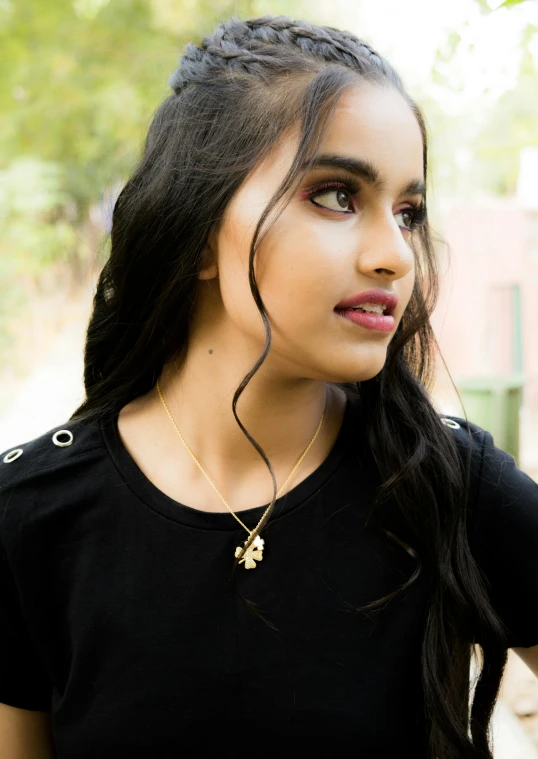 an image of a woman with very long hair