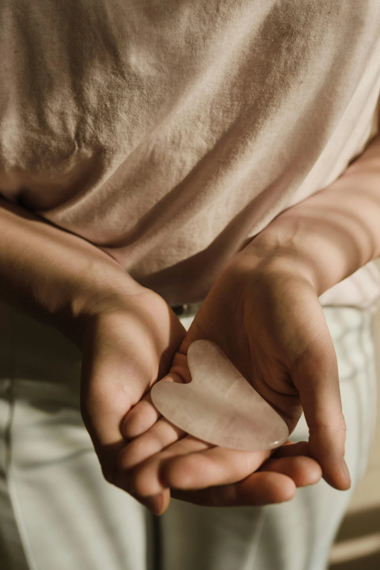 a man holding paper in his hands