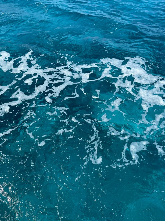 a view of the water from inside a boat