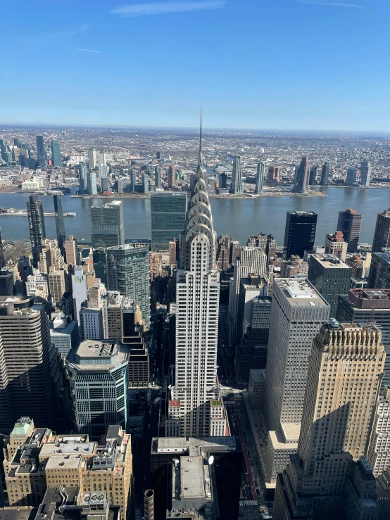 an aerial view from above new york, usa