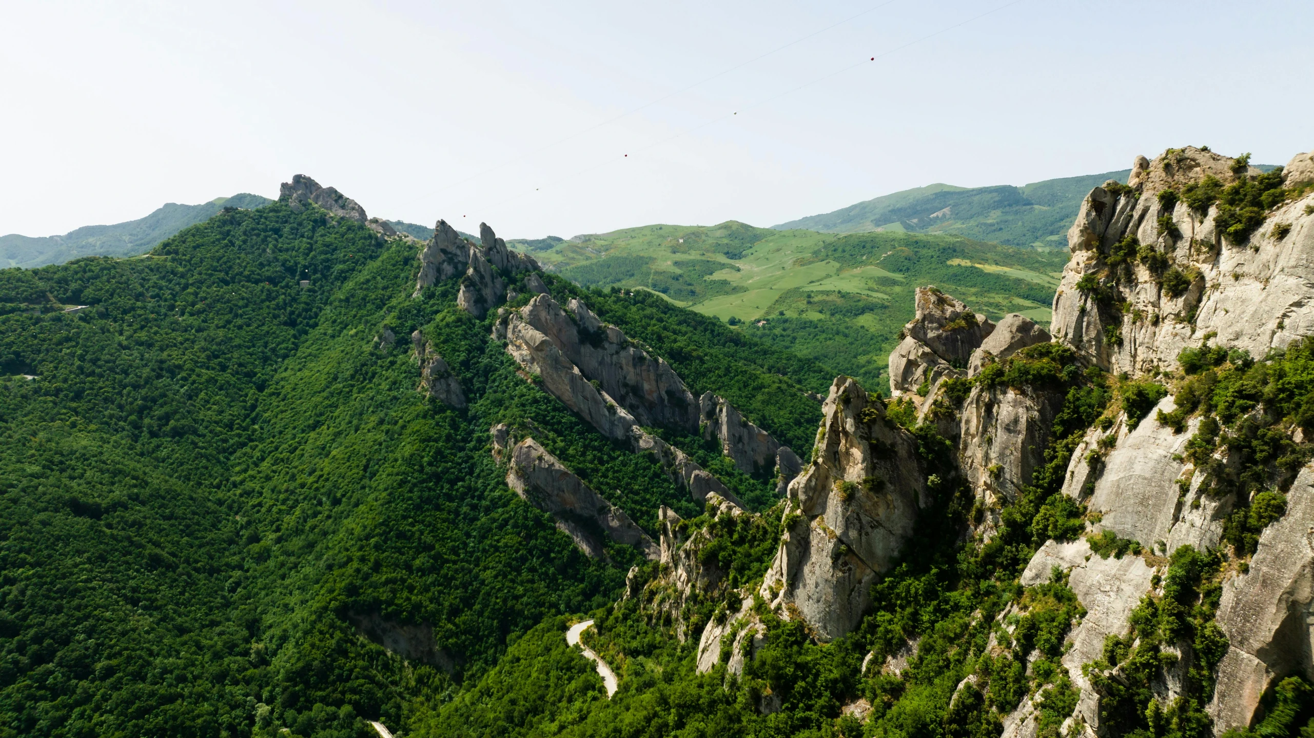 there is a very tall mountain on a clear day