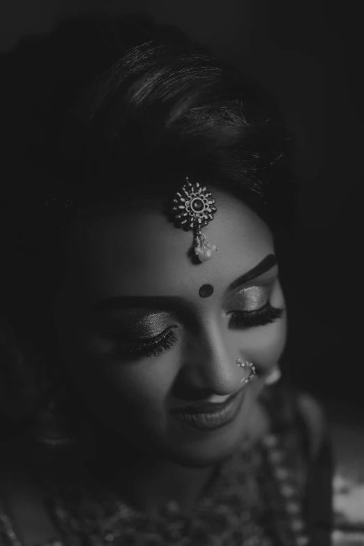 woman wearing black and white makeup with sunflower