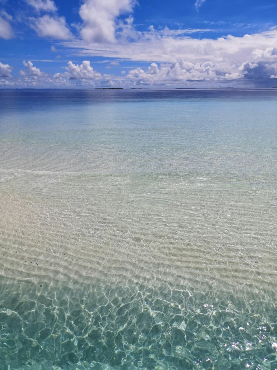 some very nice looking water with some clouds