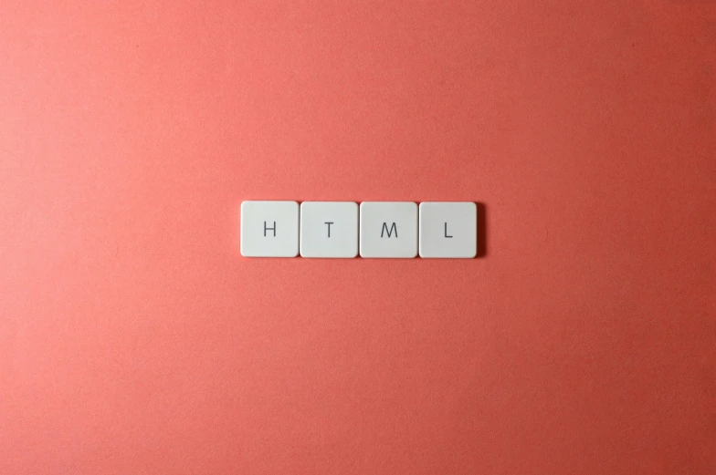 scrabbled magnets on a pink surface indicating hi and i