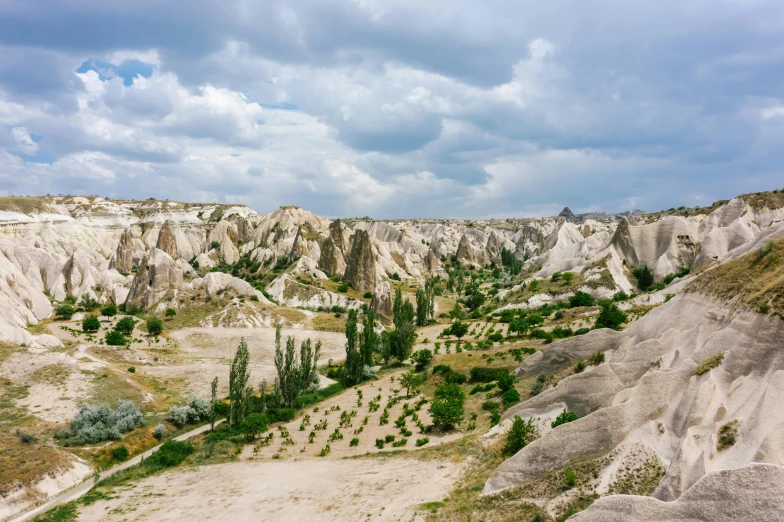 the view of the landscape is very scenic