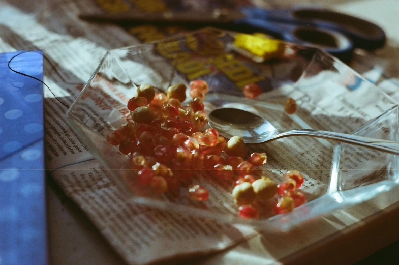 food that is on a plate and on some newspaper