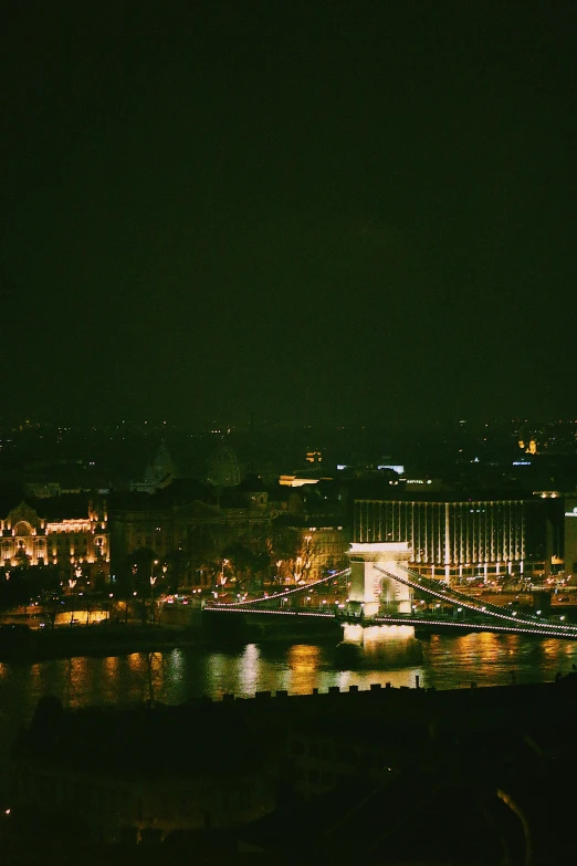 night s of cityscape with bridges and lights