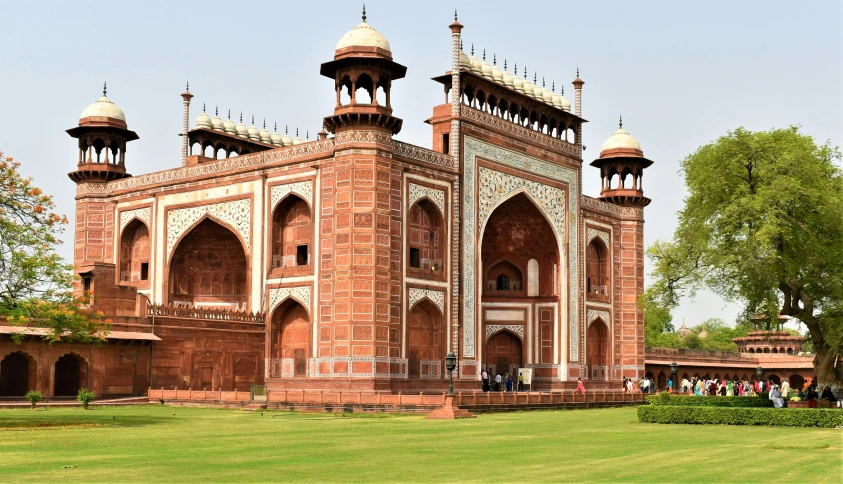 a very large building with arches and domes