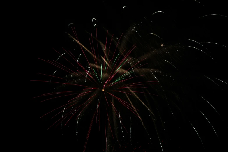 fireworks in the dark, but with no images