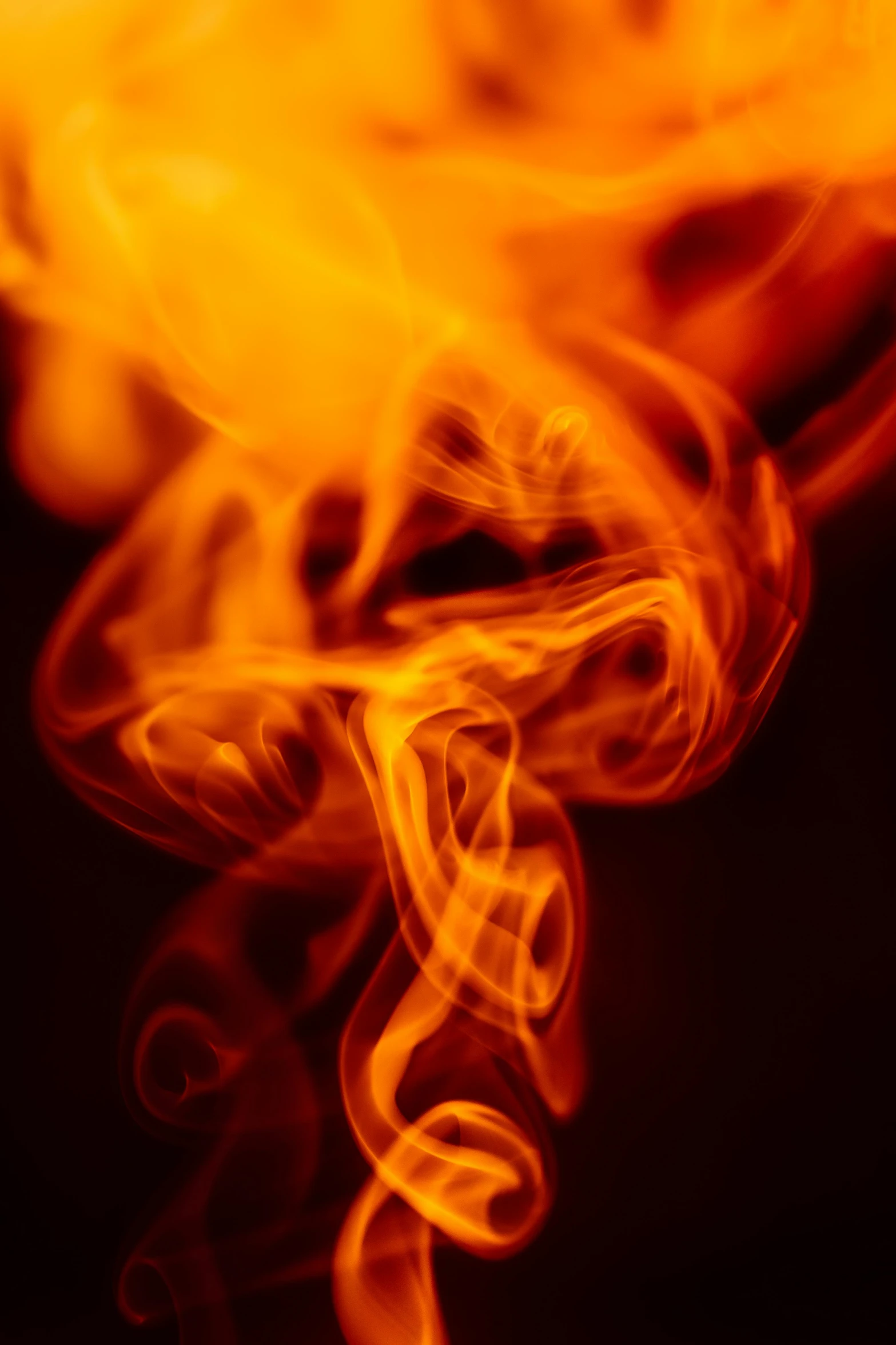 a close up of the side of a burning object