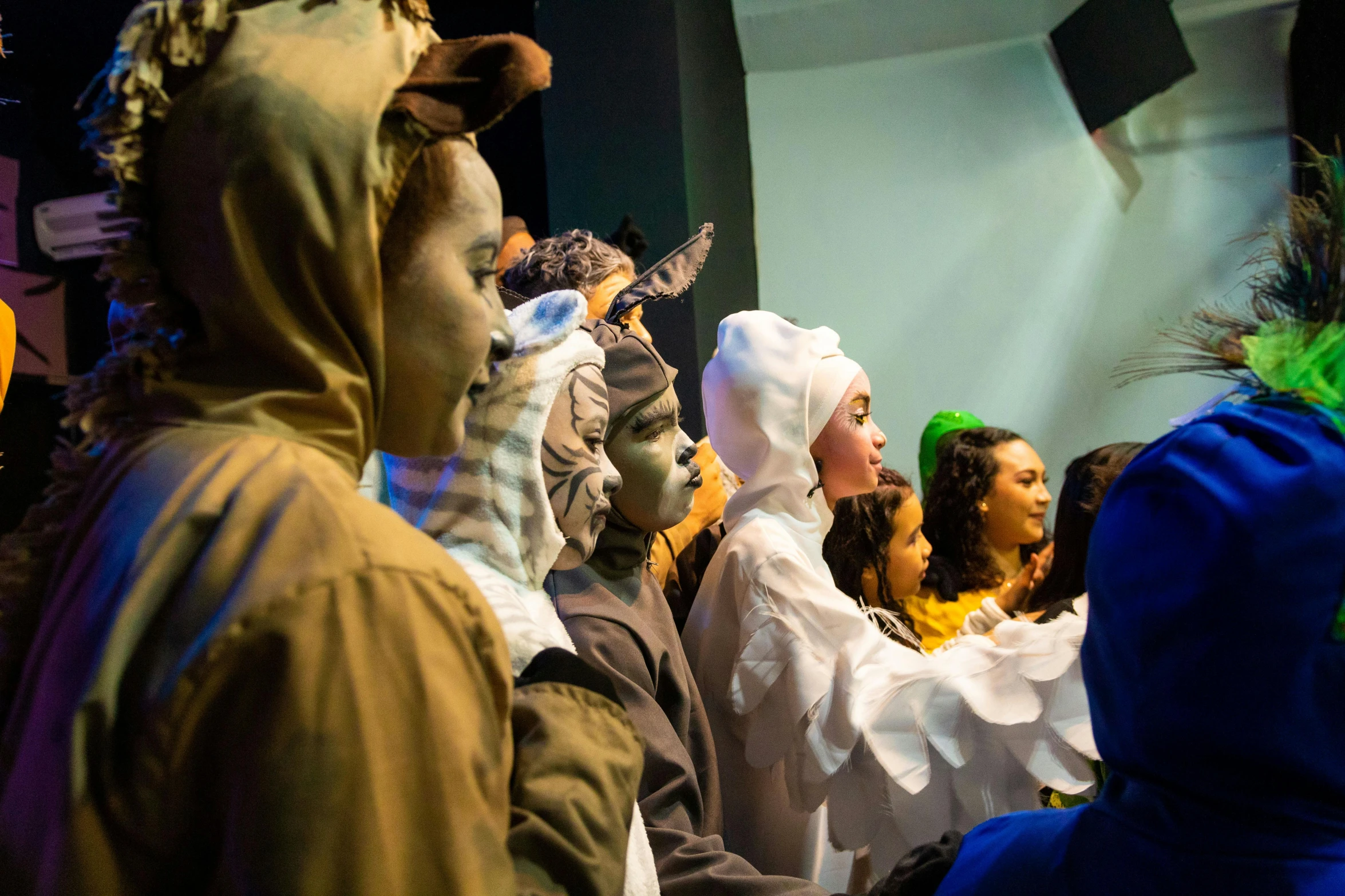 group of people dressed up as renaissance characters in costumes