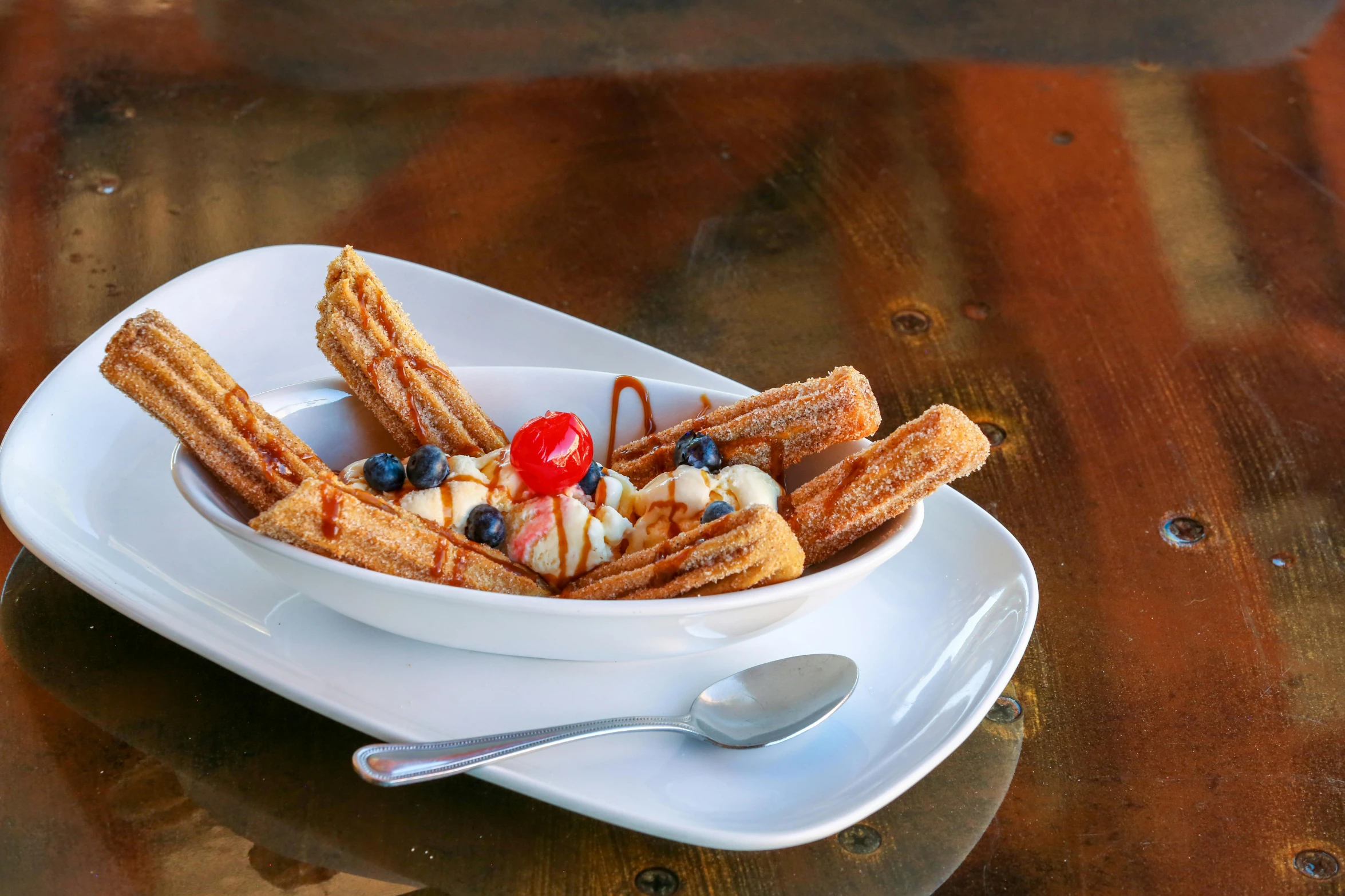 a bowl filled with a variety of food