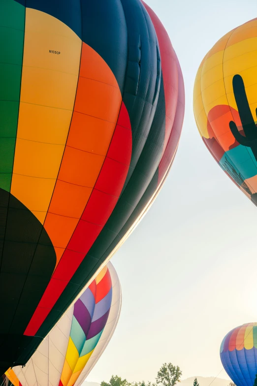  air balloons in colorful patterns and shapes