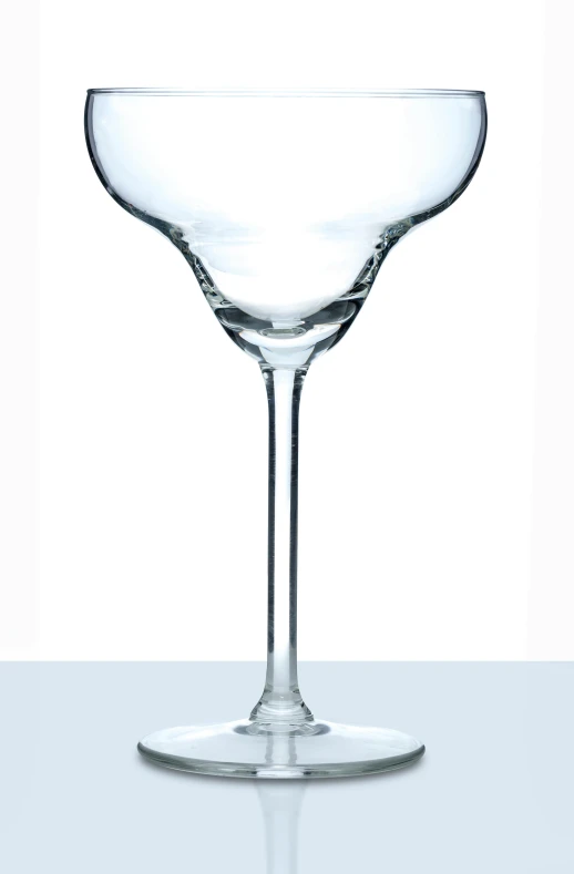 a large, empty glass that looks very old fashioned