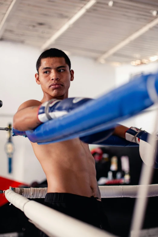 a man who is standing in the ring