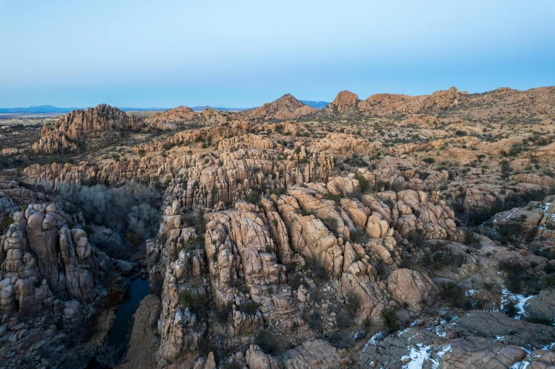 a group of rock formations with no rocks on them