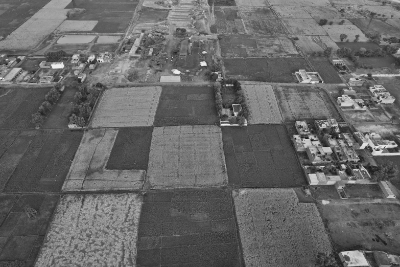 a bird's eye view of an area that has no trees in it