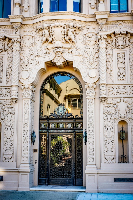 a po of a large building with a beautiful window