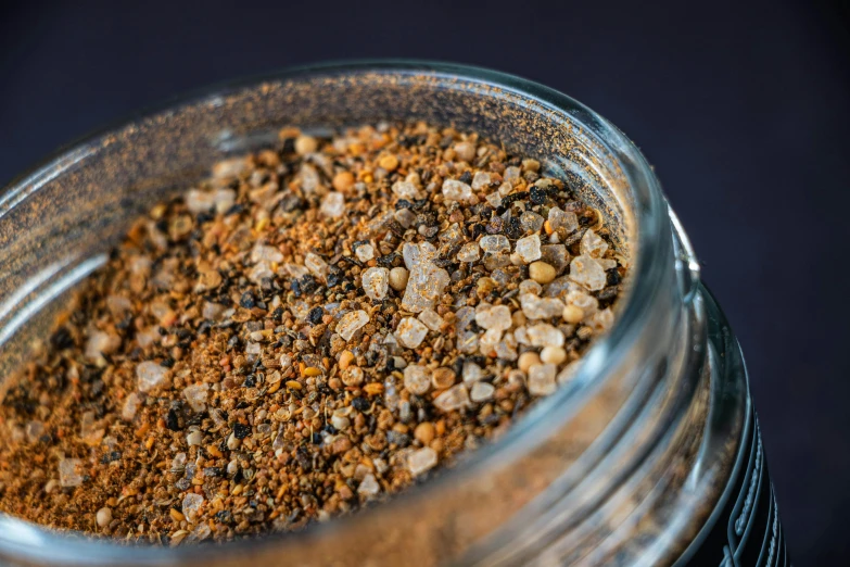 a close up of a bowl filled with dirt