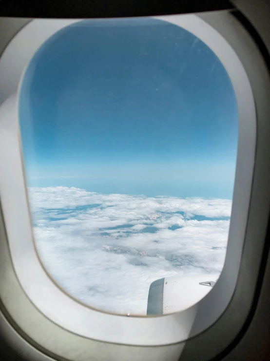 a view out the window of an airplane