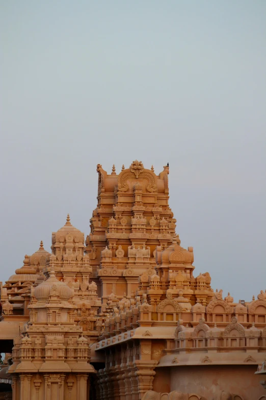 a view of an intricate structure in india