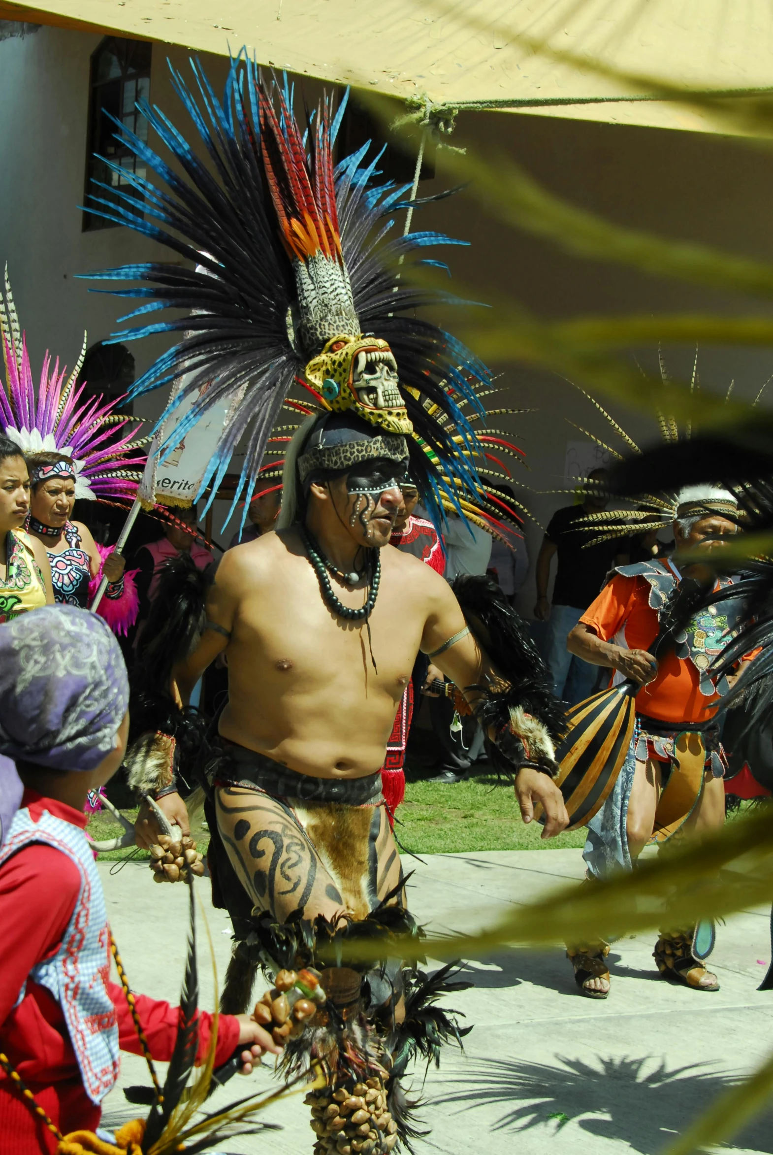 an image of some people wearing some costume