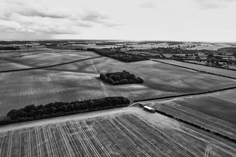 the countryside of the country side of england, pographed from above