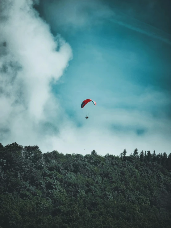 a person flying a kite in the sky