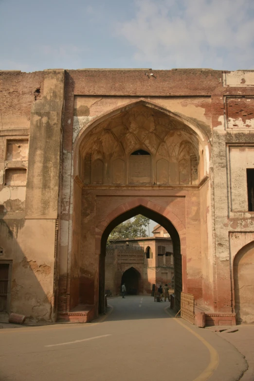 a po of a stone archway on a old building