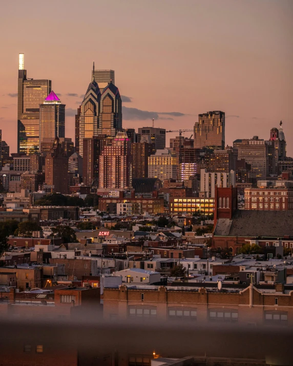 an image of a view of the skyline from a high rise building