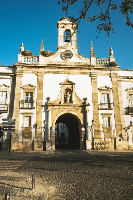 a large building on the side of a road