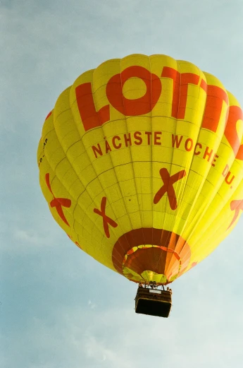 a large  air balloon with the words lori on it