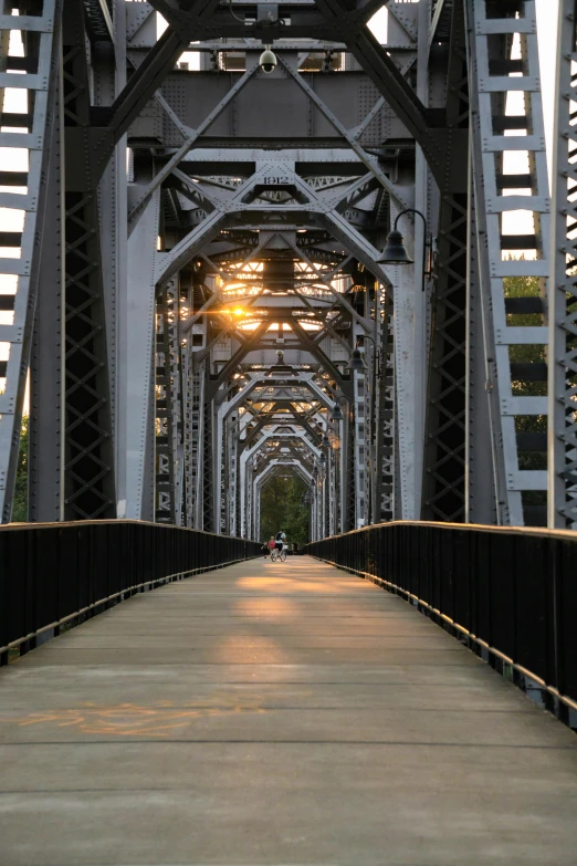 a view of a walkway leading to an adjacent building