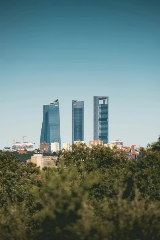 a view of a city on a clear day from the water