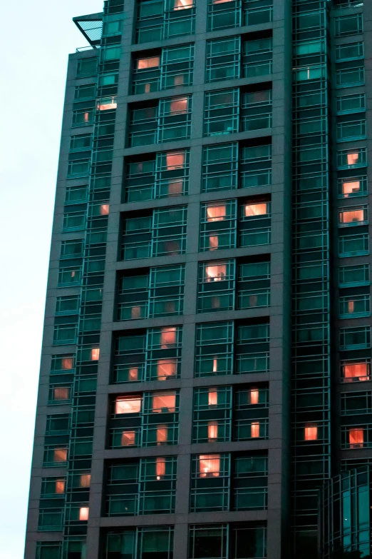 an image of a building that is illuminated