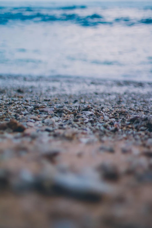 the ground below is rocky with rocks and water