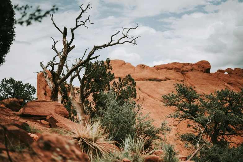 a dirt and dirt mountain near a large rock