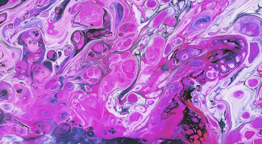 a painting of some sort, purple color with white accents