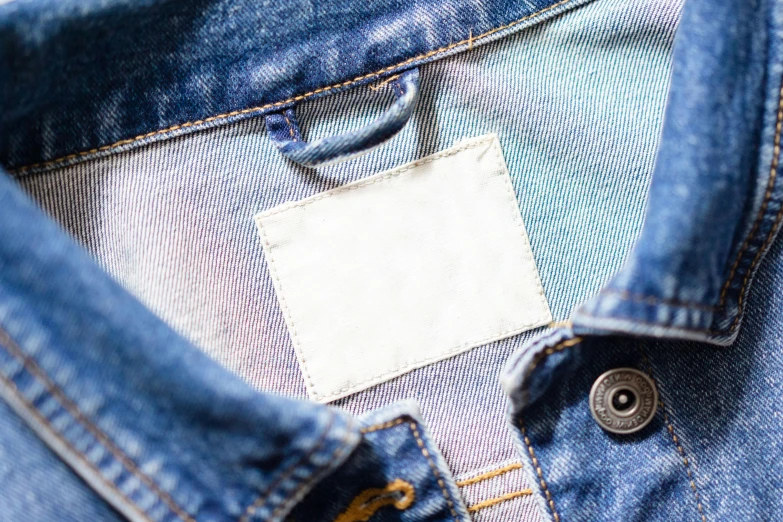 a tag that is on some jeans