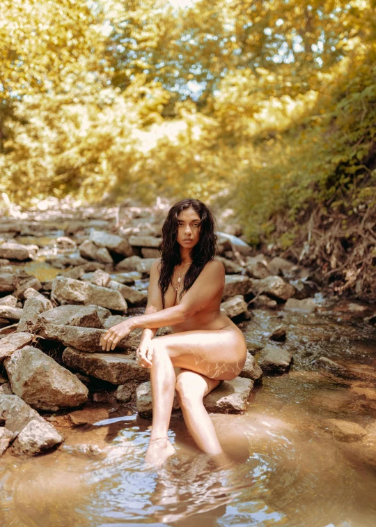 an image of a woman that is  in the water