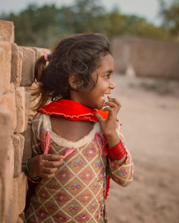 an image of a girl talking on the phone