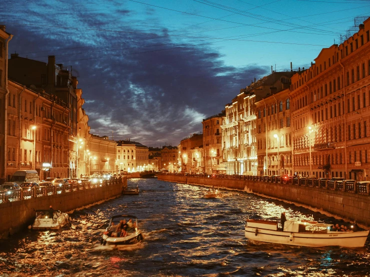 a river running through the middle of an old city